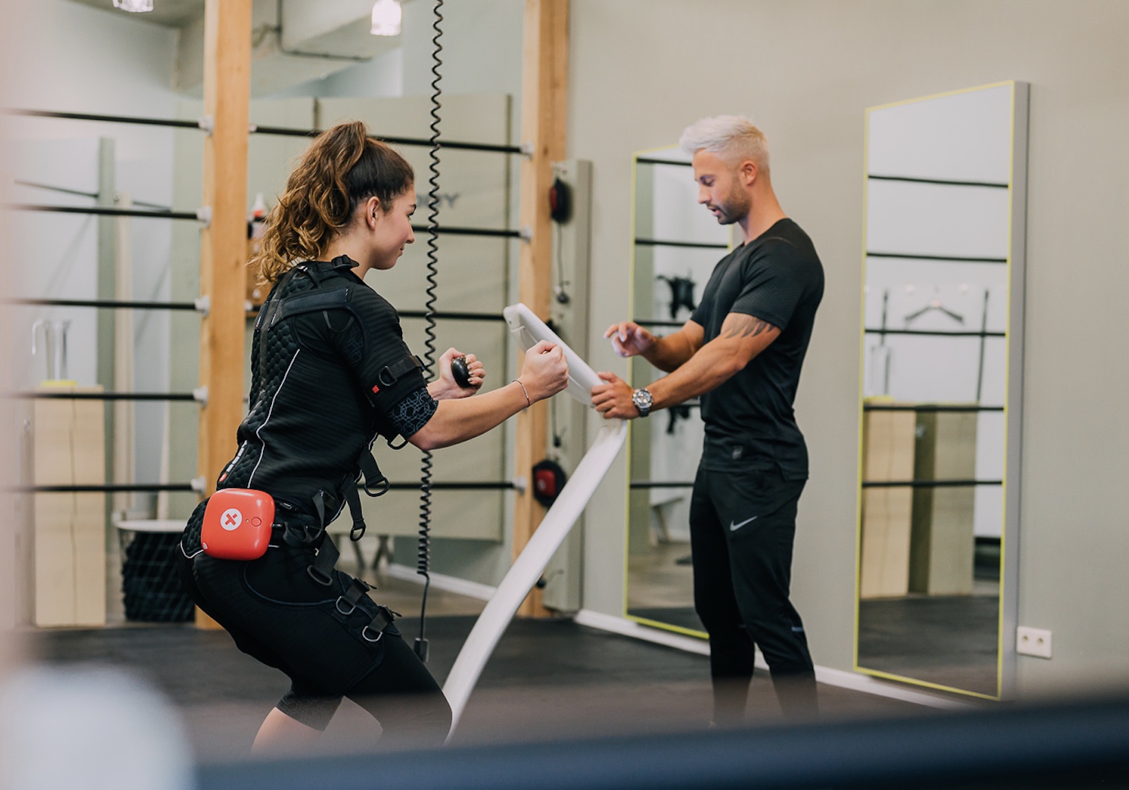 Over pepp.fit Nike en Lisa training
